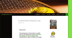 Desktop Screenshot of championstennisclub.com